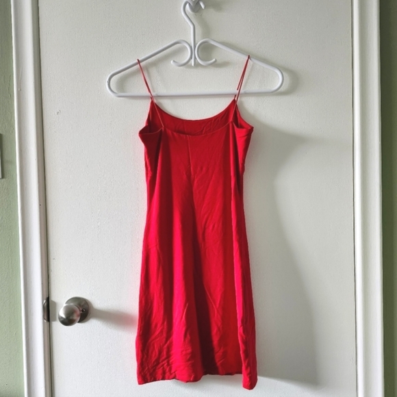 Aritzia Wilfred Free Tiny Tank Mini Dress in Red - Picture 4 of 5